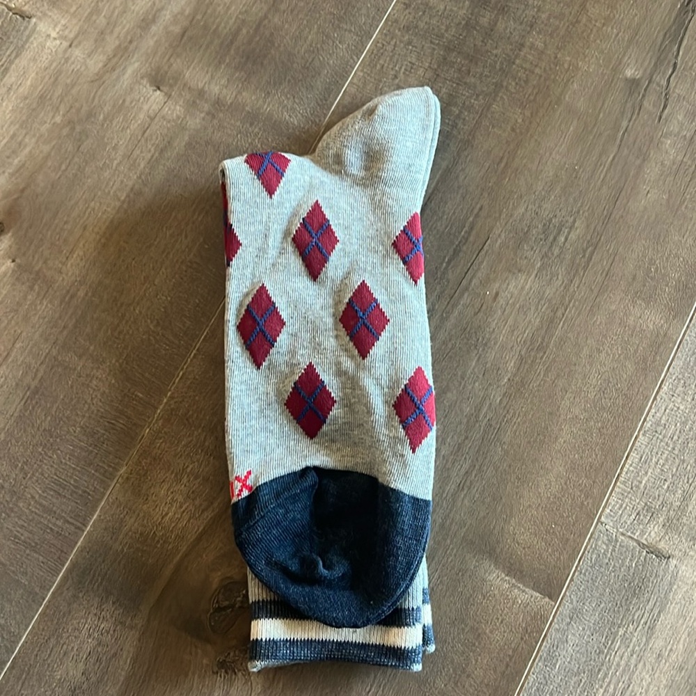 Long argyle socks